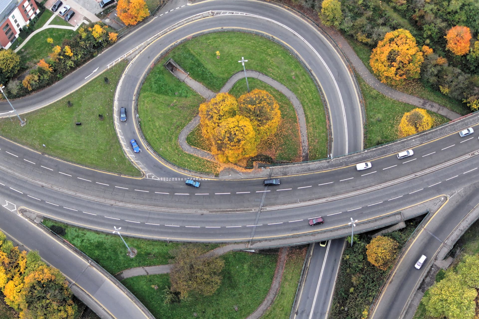 Roads infrastructure from above