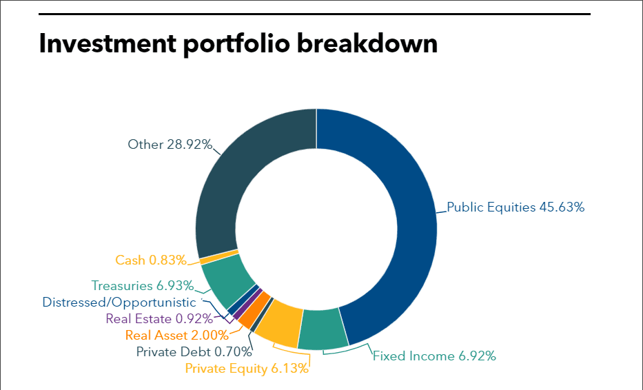 MSBI Investment portfolio
