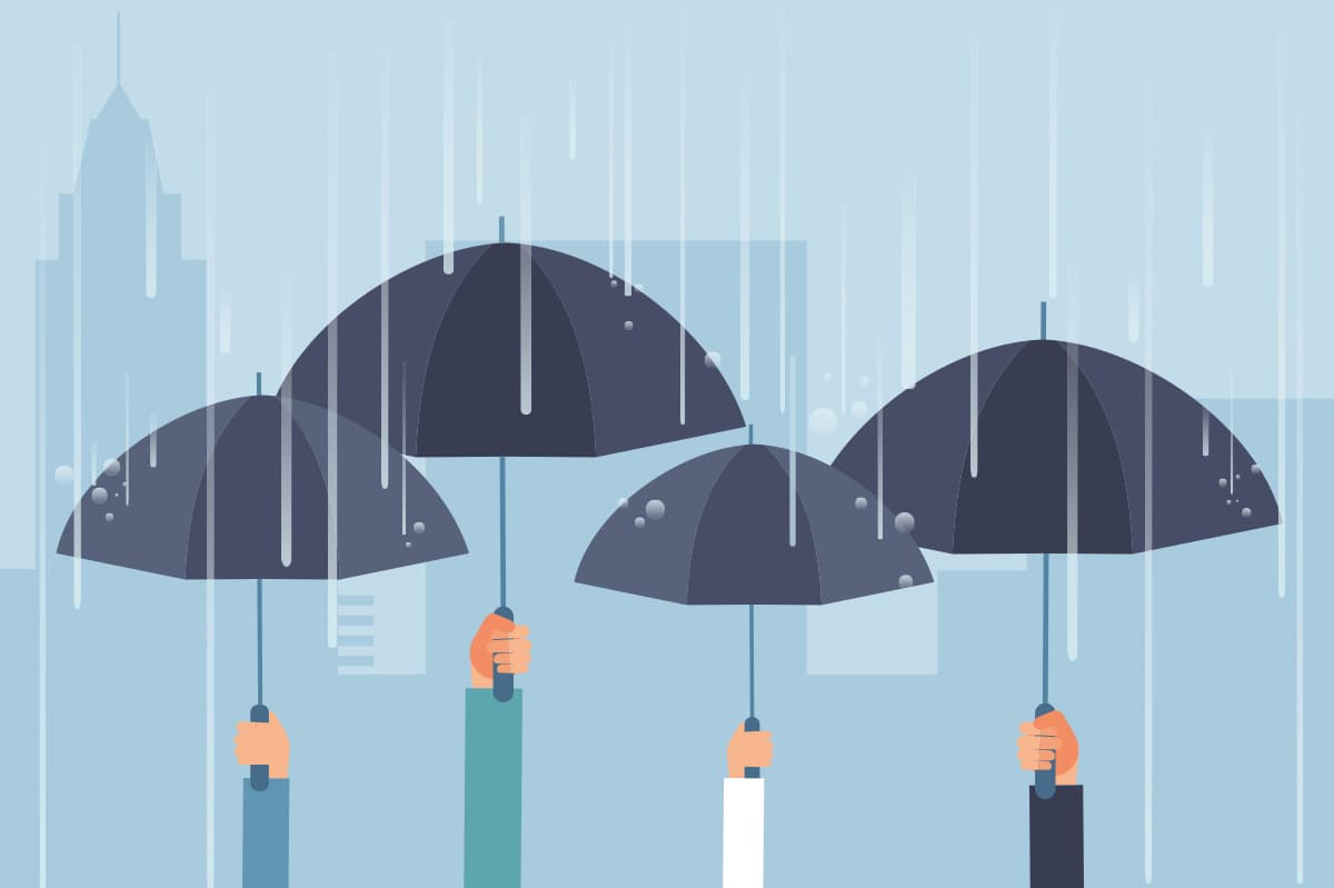 Rain umbrella cover