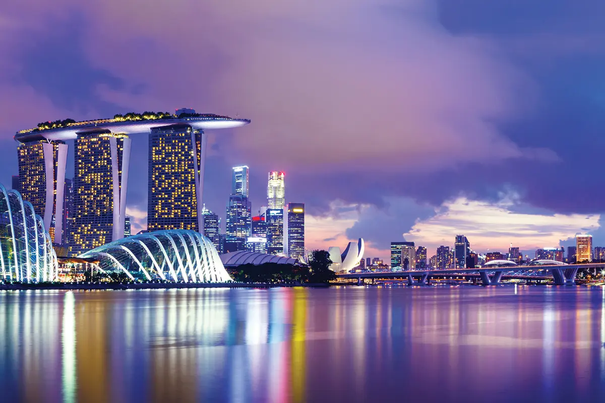 Singapore skyline Vertex Temasek