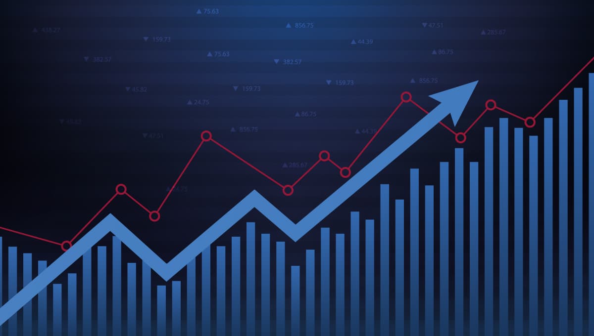 Image depicting the tracking of profit.