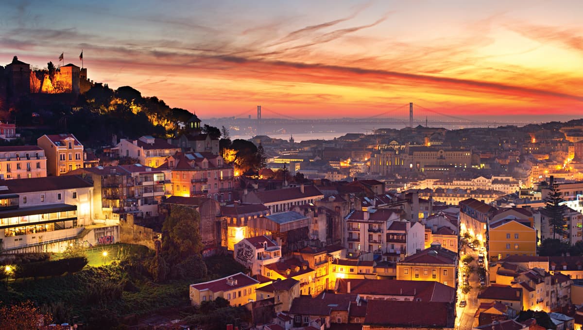 Lisbon Portugal sunset