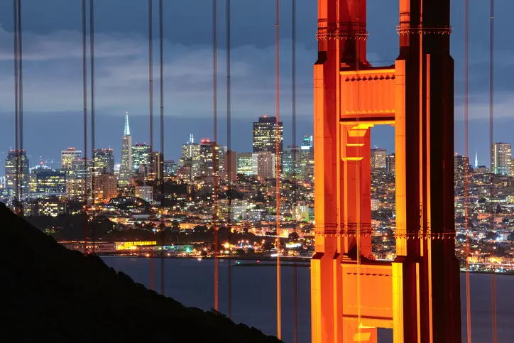 Photo of Golden Gate bridge in San Francisco