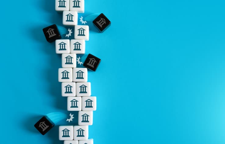 banks falling out of the system