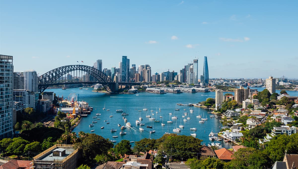 View of Sydney Harbour