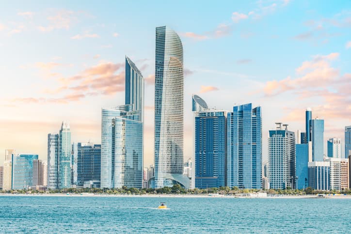 Photo of the Abu Dhabi skyline