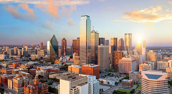Downtown Dallas skyline