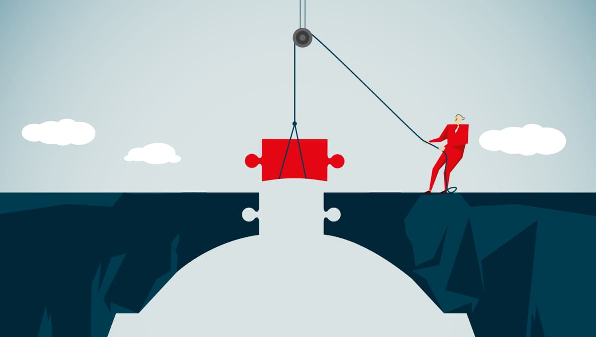An image showing bridge lending.