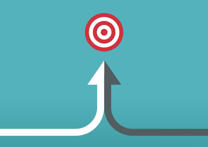 arrows merging
