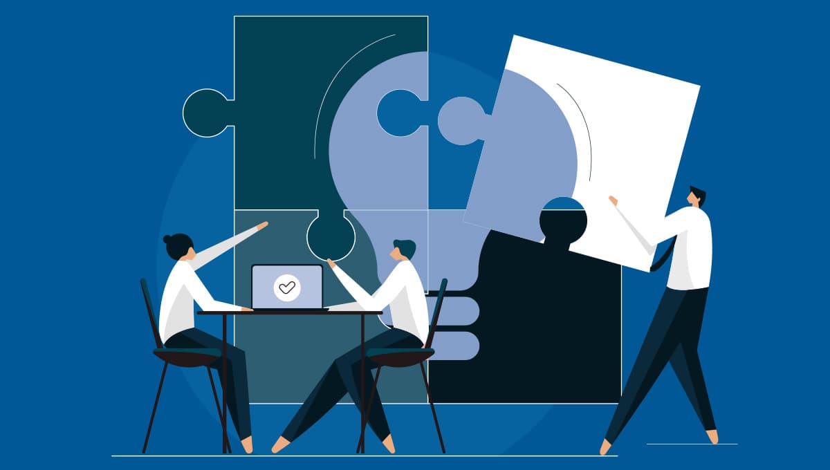 Putting the pieces of a puzzle together to come up with an idea