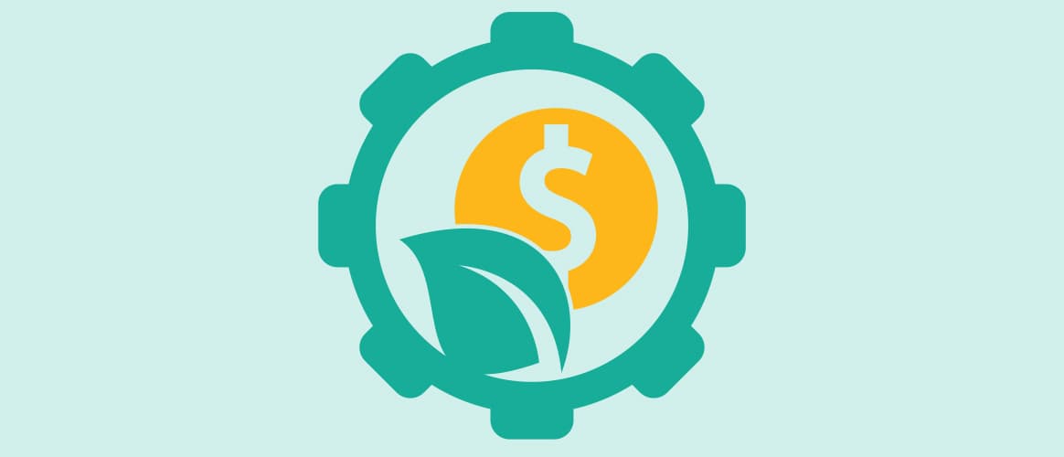 Leaf coin gear shape