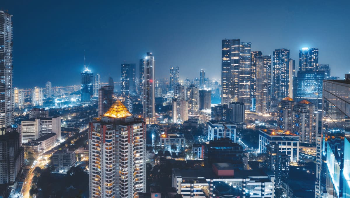 Photo of an Asian cityscape.