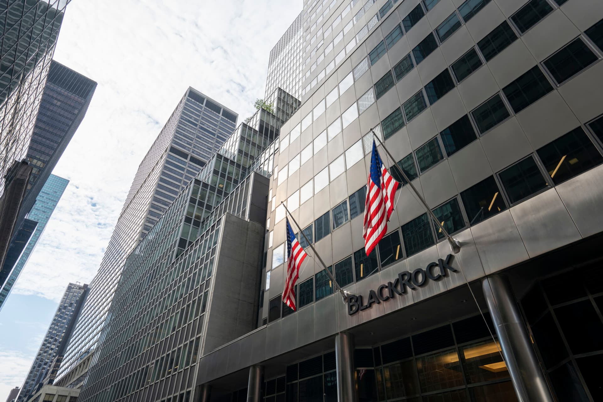 BlackRock New York office logo.