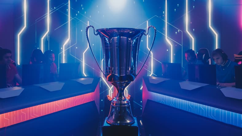 trophy award game winning competition